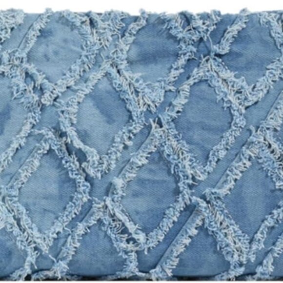 Handbags - s for Women Trendy Quilted Denim Bag Jean Purses and Handbags with Chain Strap